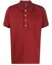 Balmain - Rotes monogramm polo shirt casual stil,polo shirts - Lyst