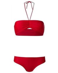 Gucci Loved Bandeau Bikini - Rood