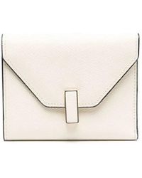 Valextra - Cartera iside cuero oro claro - Lyst