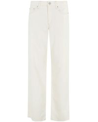 Rag & Bone - Jeans ,Katoen Saige Relaxed Straight Jeans - Lyst