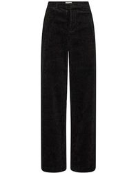 Part Two - Zwarte Corduroy Broek Clarissepw Pa - Lyst