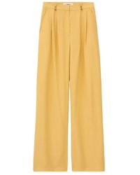 Ba&sh - Broeken ,Geel ,Deana Pants - Lyst