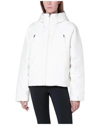 The North Face - Mountain Range Hooded Down Jacket - Lyst