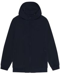 Lyle & Scott - Jassen ,Zwart ,Tonal Fleece Back Jacket - Lyst