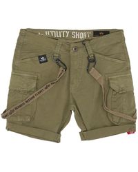Alpha Industries - Utility Cargo Shorts - Lyst
