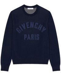 Givenchy - Trui Met Ronde Hals En Ottomaans Detail - Lyst