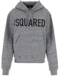DSquared² - Grauer baumwoll-sweatshirt - Lyst