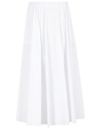 Aspesi - Rokken ,Wit ,Midi Skirts - Lyst