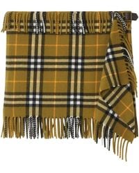 Burberry - Gonna Con Fibbia Decorativa - Lyst