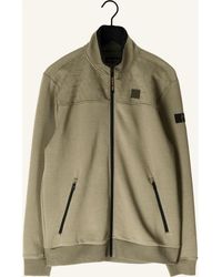 PME LEGEND - Hoodies & Sweatvesten ,Groen ,Katoen Interlock Sweat - Lyst