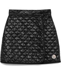 Moncler - Quilted Mini Skirt - Lyst