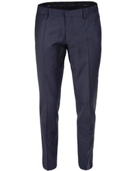 Roy Robson - Broeken ,Blauw ,Wol Blauwe Wollen Broek - Lyst
