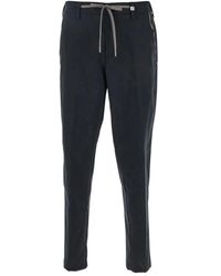 Myths - Schwarze Hose Mit Kordelzug - Lyst