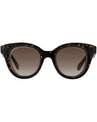 Loewe - Accessoires ,Bruin ,Anagram Cat Eye Zonnebril - Lyst