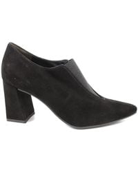 Paul Green - Schwarze Lederschuhe - Lyst