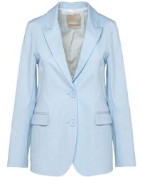 Momoní - Blazer Met Enkele Rij Knopen - Lyst