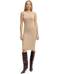 ARMANI EXCHANGE - Gebreide Midi Jurk - Lyst