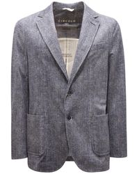 Circolo 1901 - Piquet Jacke Blau Ungefüttert Modell Cn4339 - Lyst