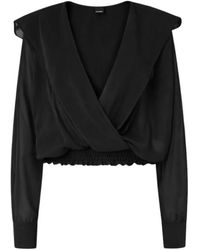 Pinko - Overhemden ,Zwart ,Blouses - Lyst