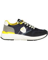 Blauer - Blauwe Sportschoen Met Gele Accenten - Lyst