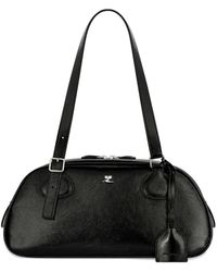 Courreges - Tassen ,Zwart ,Nylon Zwarte Zijde & Nylon Tassen - Lyst