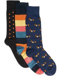 Paul Smith - Mix Pattern Sokken Drie Pack - Lyst