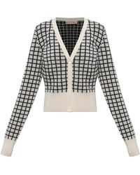 Marni - Truien & Vesten ,Wol Cardigan Met Ruitpatroon - Lyst