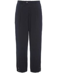 Bitte Kai Rand - Broeken ,Zwart ,Katoen Casual Elastische Taille Enkelbroek Zwart - Lyst