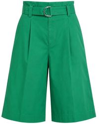 Liviana Conti - Korte Broeken ,Groen ,Long Shorts - Lyst