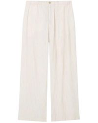Emporio Armani - Wide Trousers - Lyst