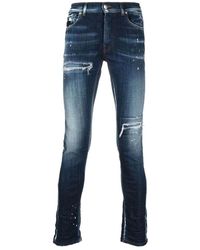 John Richmond - Slim Fit Jeans - Lyst
