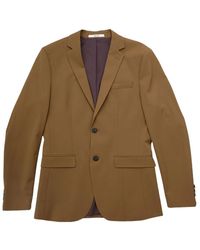 SELECTED - Jassen ,Bruin ,Slim Flex Ermine Blazer - Lyst