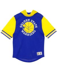 Mitchell & Ness - Leichte Sweatshirt mit Kapuze Kurzarm NBA Summer Buzzer Schläger Mesh Hoody Hardwood Classics Golwar - Lyst