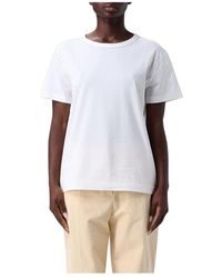 Fabiana Filippi - Weißes Crew Neck T-Shirt - Lyst