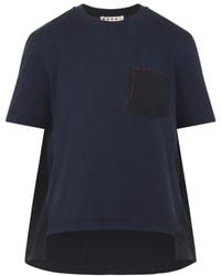 Marni - T-Shirt Met Patch - Lyst