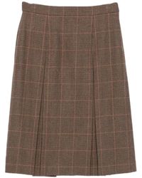 Saint Laurent - Midi Skirts - Lyst