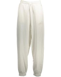 Tommy Hilfiger - Sportliche weiße -hose mit elastischem bund - Lyst