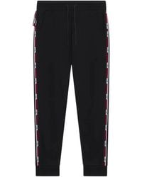 Gcds - Broeken ,Zwart ,Katoen Logo Tape Joggers - Lyst