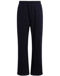 Dondup - Broeken ,Blauw ,Katoen Regular-Fit Katoenen Fleece Broek - Lyst