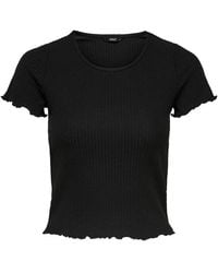 ONLY - Top De Manga Corta Emma, Mujer, Talla - Lyst