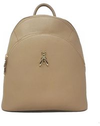 Patrizia Pepe - Weiße Tasche Mit Vordertasche Und Goldenen Reißverschlüssen - Lyst