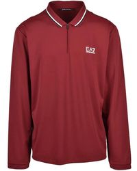 EA7 - Tops ,Rood ,Polo - Lyst