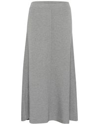 Inwear - Vincent Rok Melange A-Lijn Grijs - Lyst