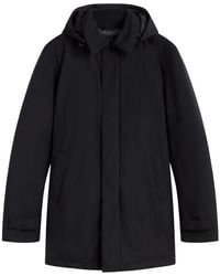 Herno - Parka impermeabile con cappuccio regolabile - Lyst
