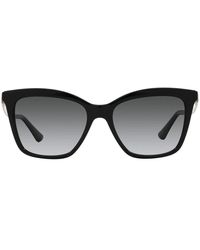 BVLGARI - Polarisierte cat-eye sonnenbrille mit schwarzem rahmen - Lyst