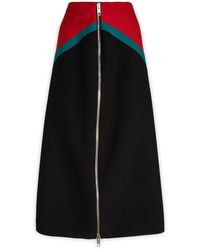 Gucci - Rokken ,Veelkleurig ,Wol Stijlvolle Gonne Voor Een Trendy Look - Lyst