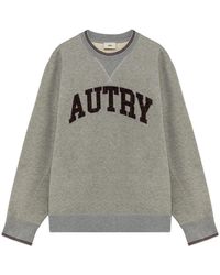 Autry - Gestreepte Katoenen Sweatshirts & Hoodies - Lyst