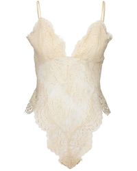 Zimmermann - Ivoor Kant Teddy Bodysuit - Lyst