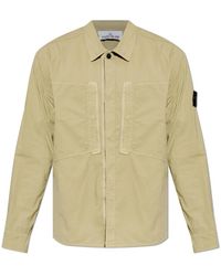 Stone Island - Shirt Met Logopatch - Lyst