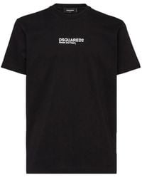 DSquared² - Baumwoll T-Shirt Mit Einzigartigem Design - Lyst